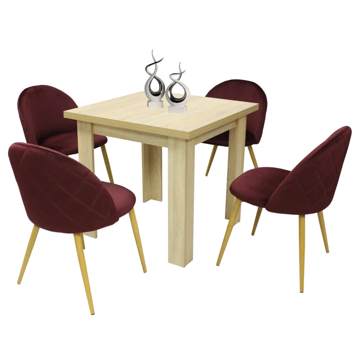 Tisch Vero mit 4 Stühlen Bella