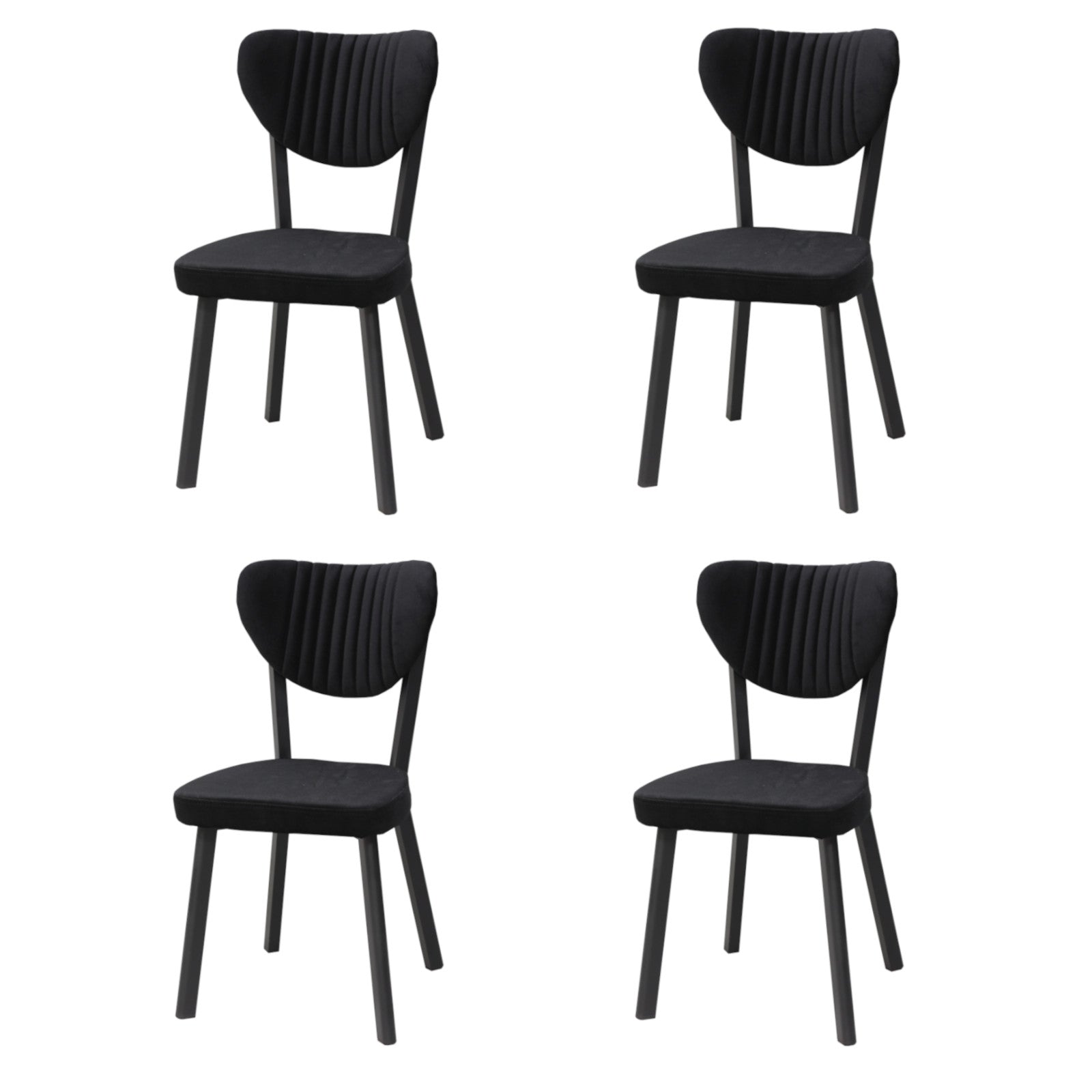 Set mit 4 Stühlen Elite