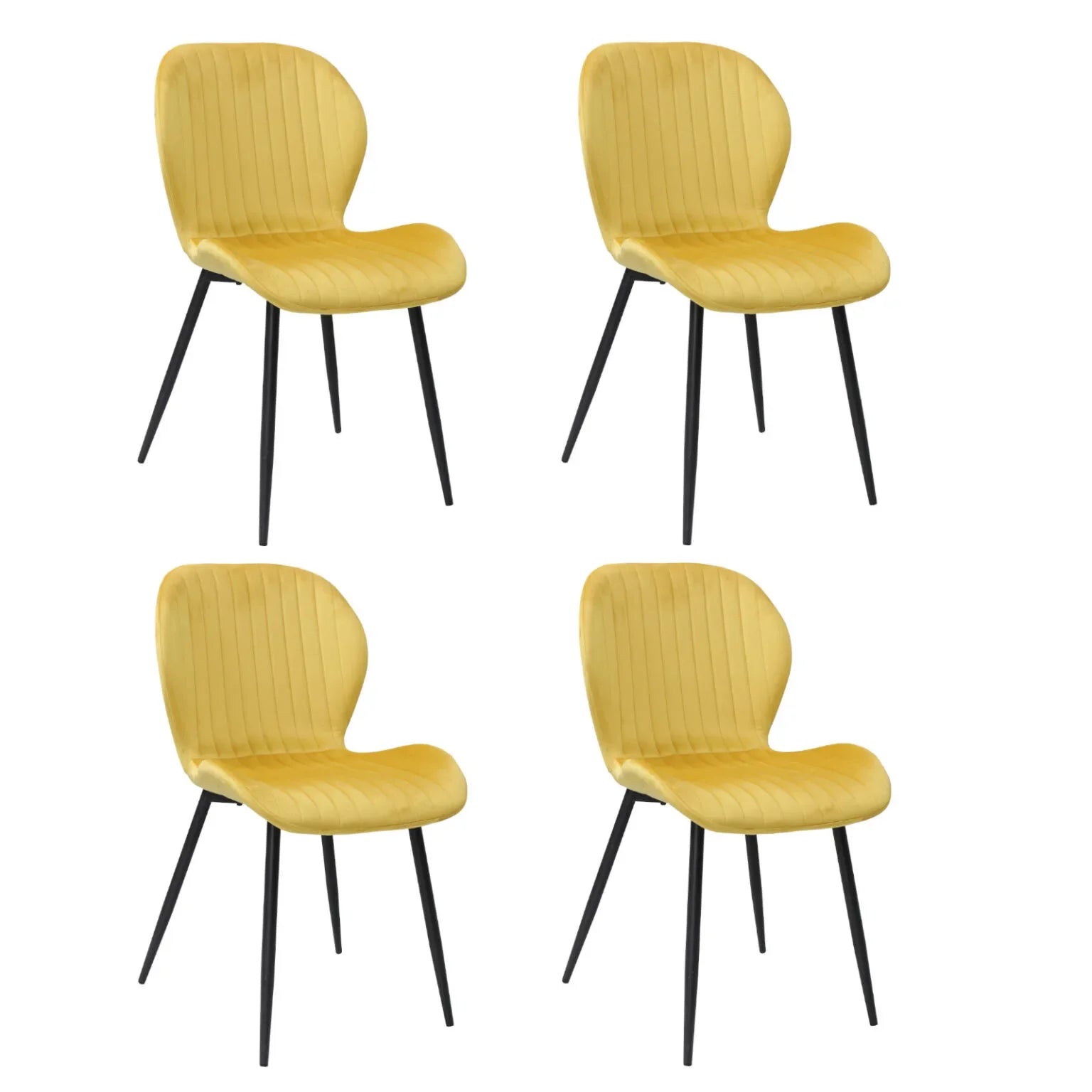 Set mit 4 Estera Stühlen