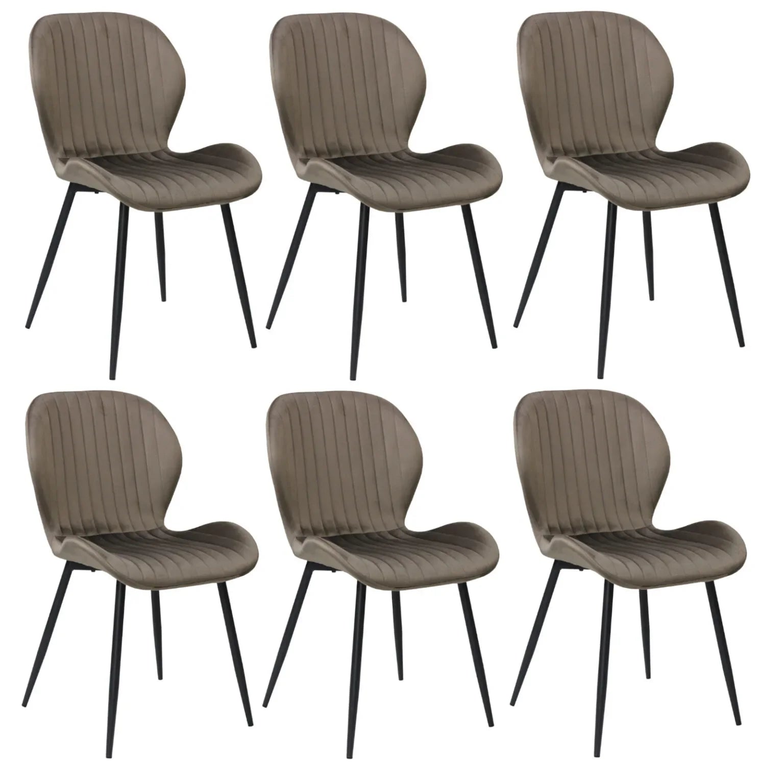 Set aus 6 Stühlen Estera