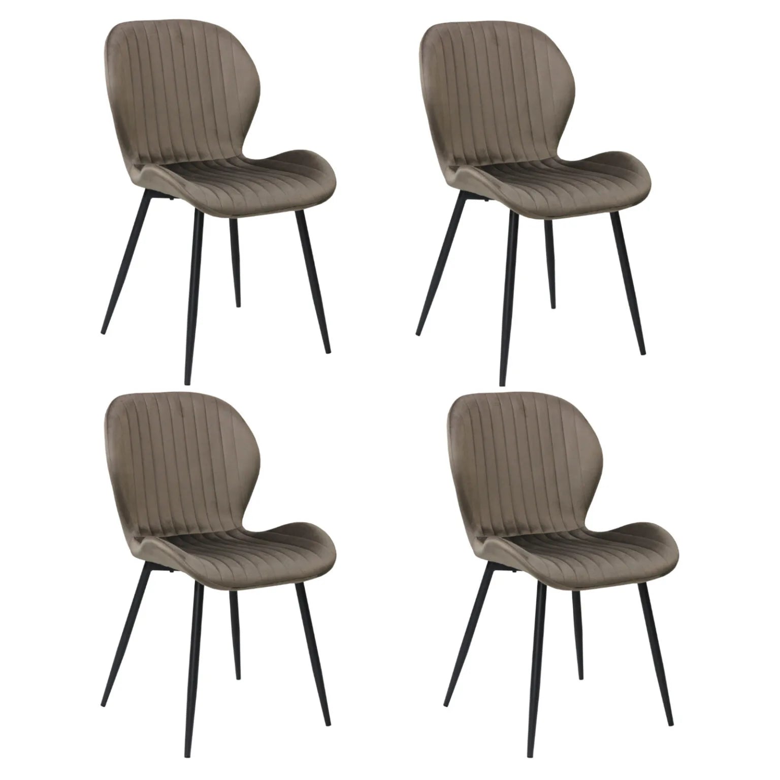 Set mit 4 Estera Stühlen