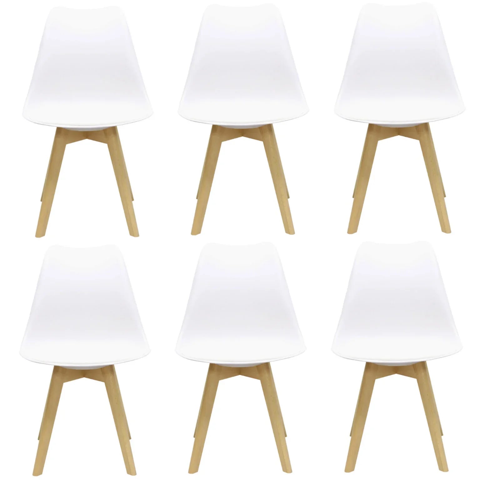 Set mit 6 Stühlen Kalos