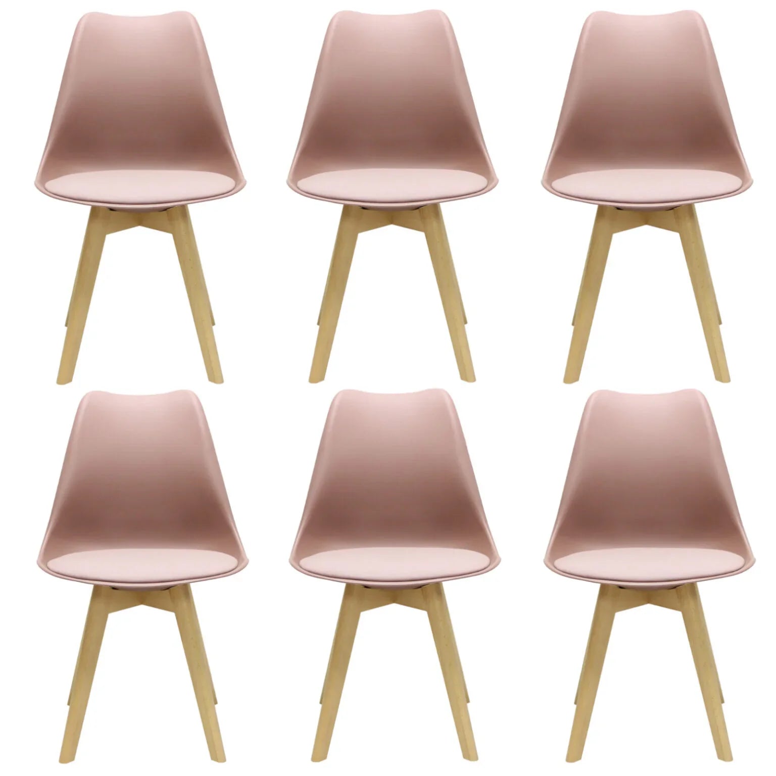 Set mit 6 Stühlen Kalos