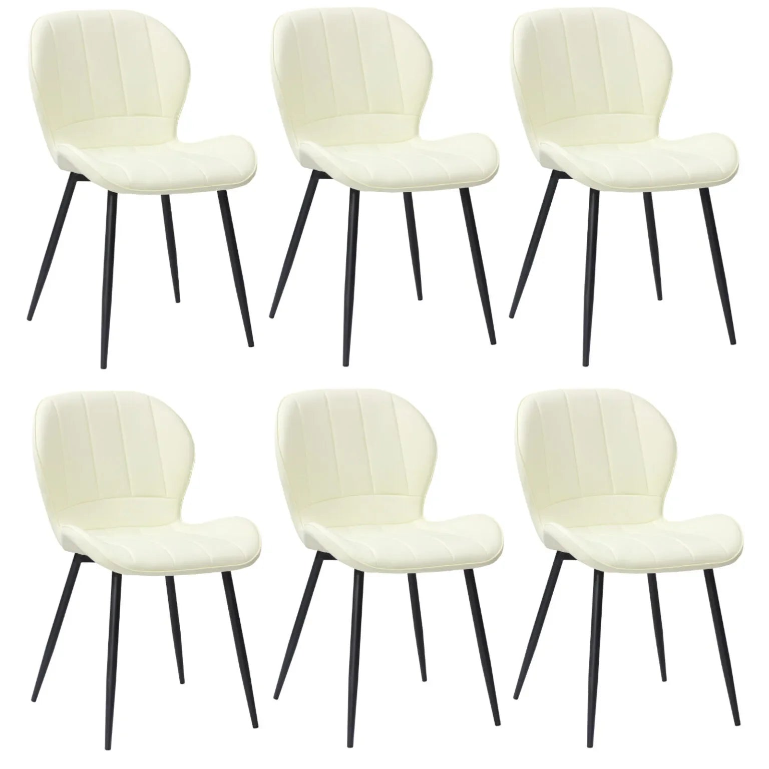 Set mit 6 Stühlen Topaz (Kunstleder)