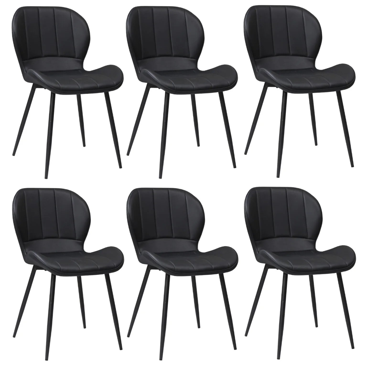 Set mit 6 Stühlen Topaz (Kunstleder)