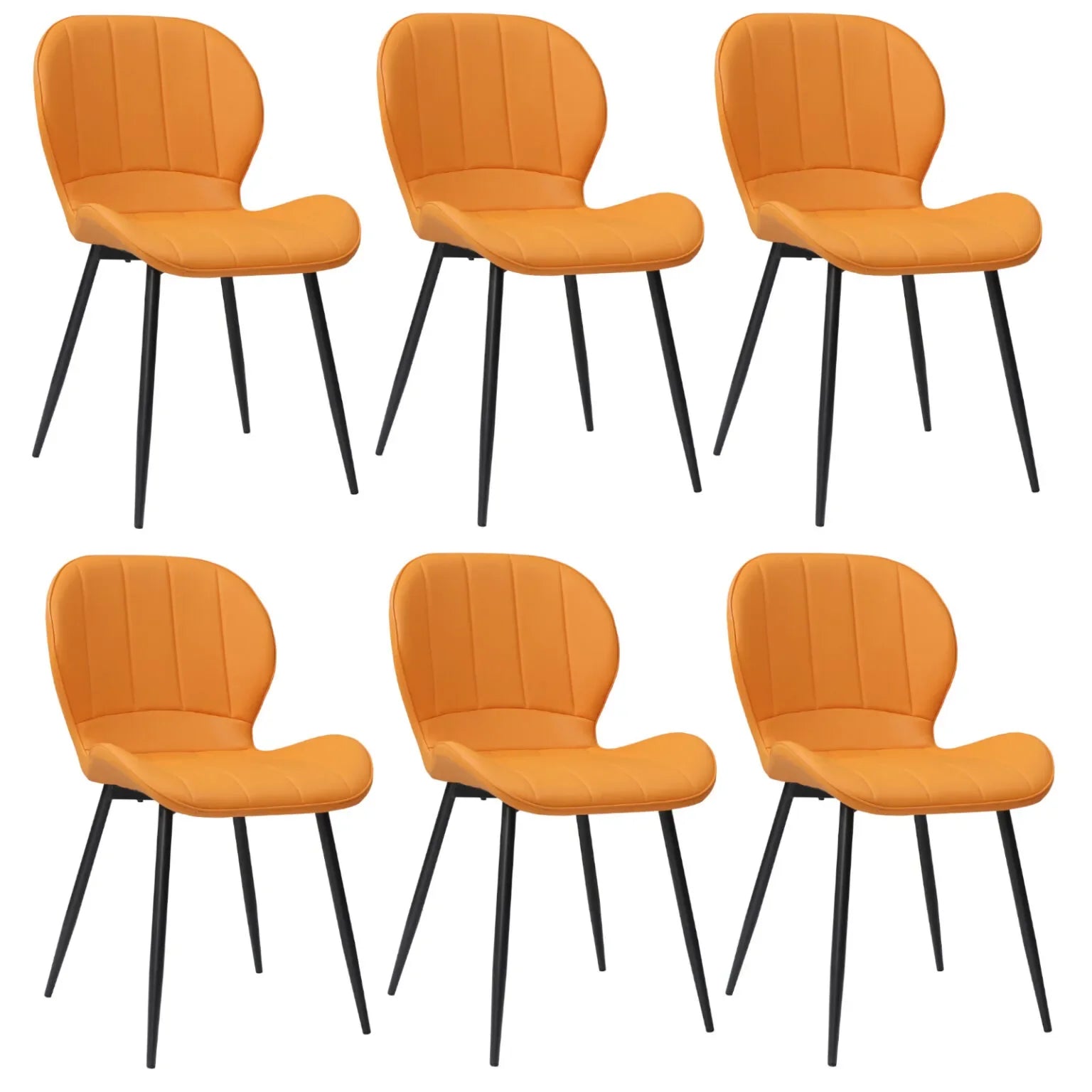 Set mit 6 Stühlen Topaz (Kunstleder)
