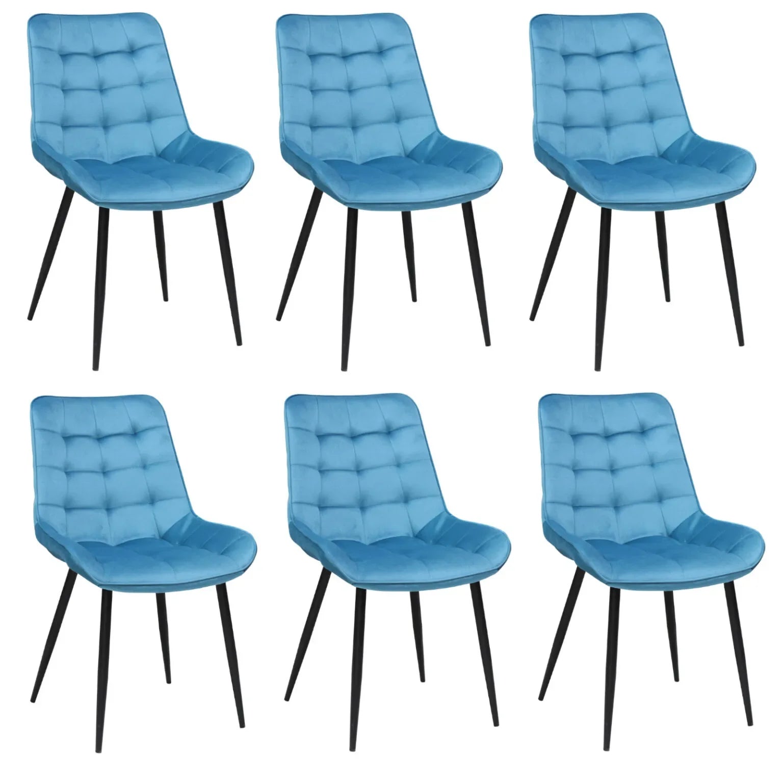 Set mit 6 Stühlen Onix