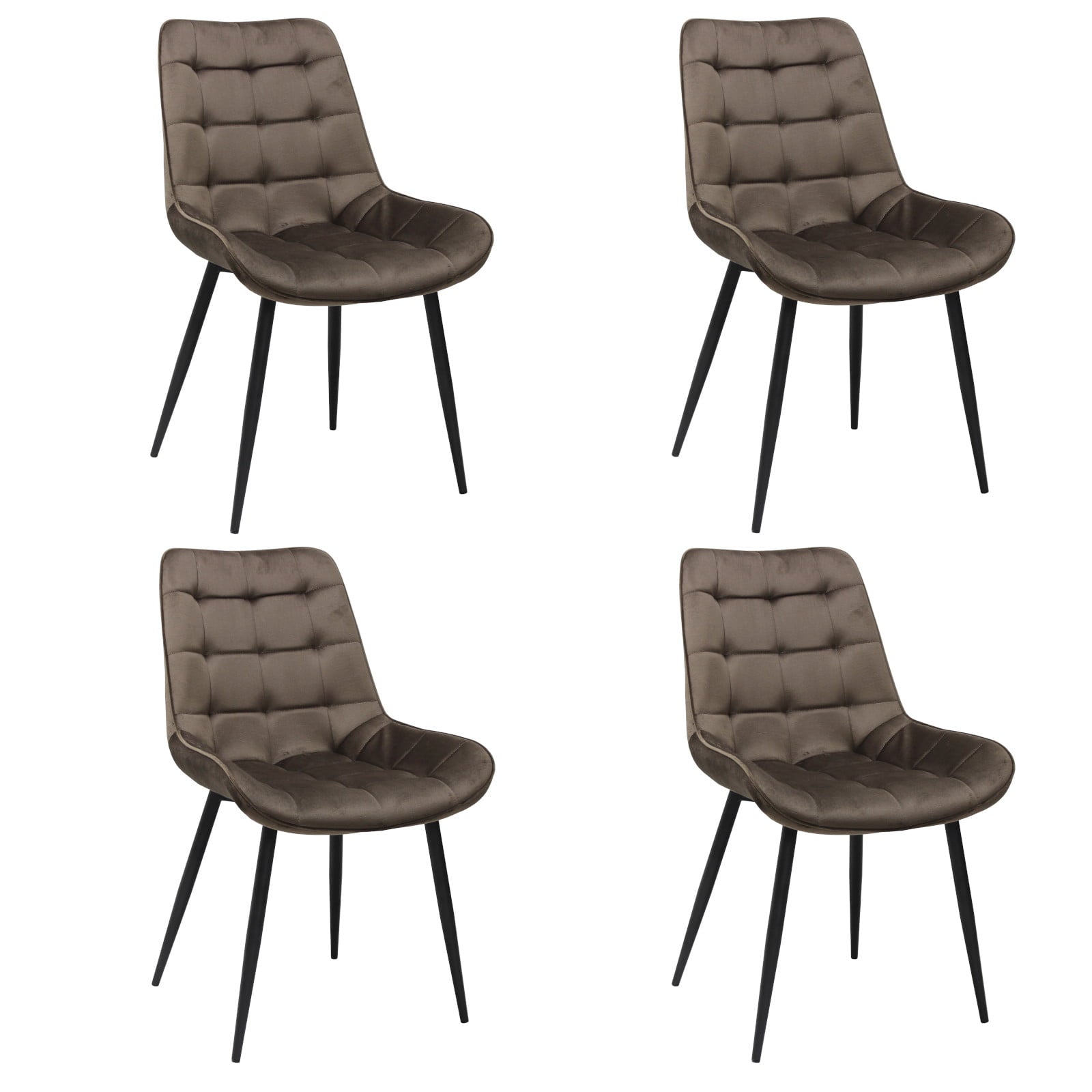 Set mit 4 Stühlen Onix