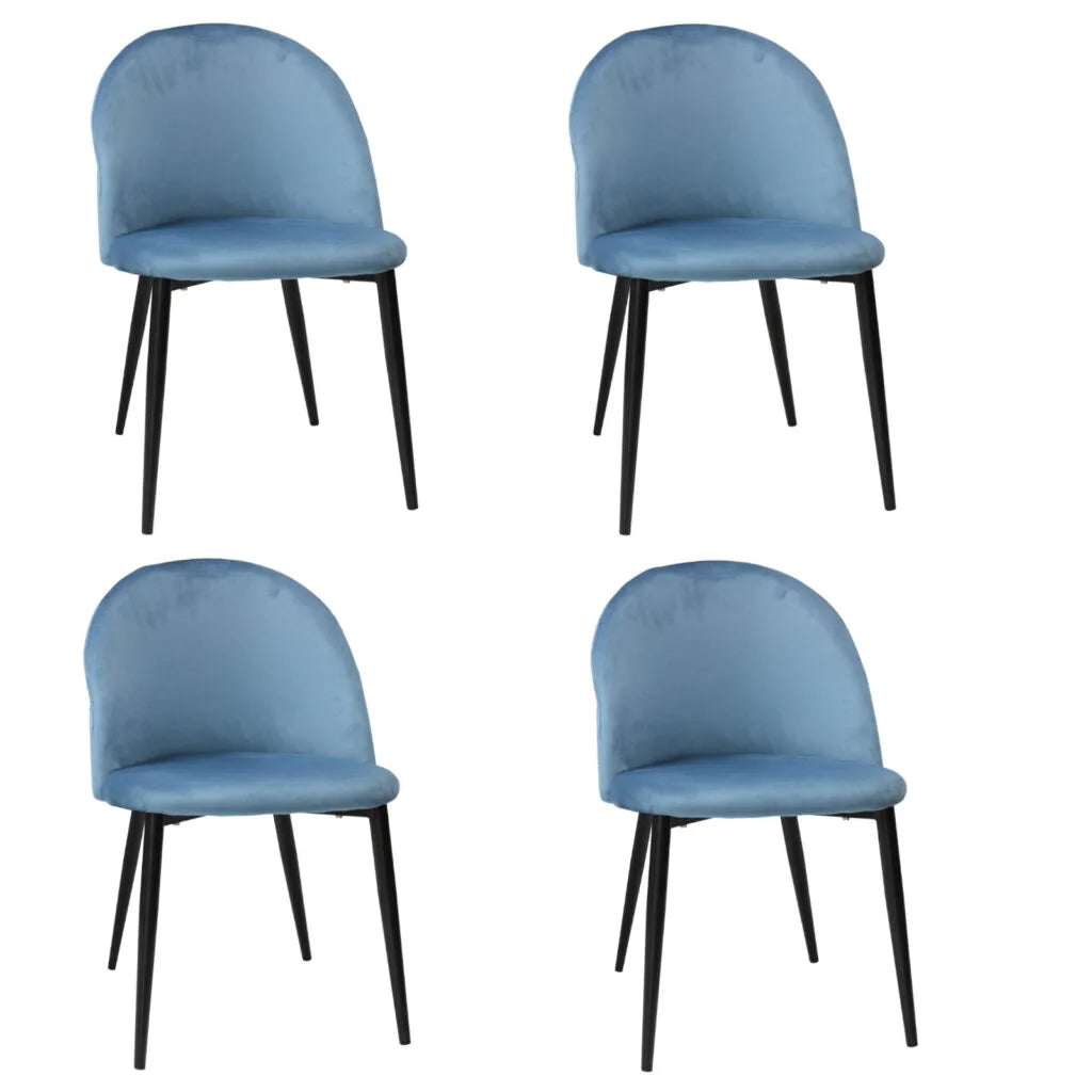 Set mit 4 Stühlen Bella