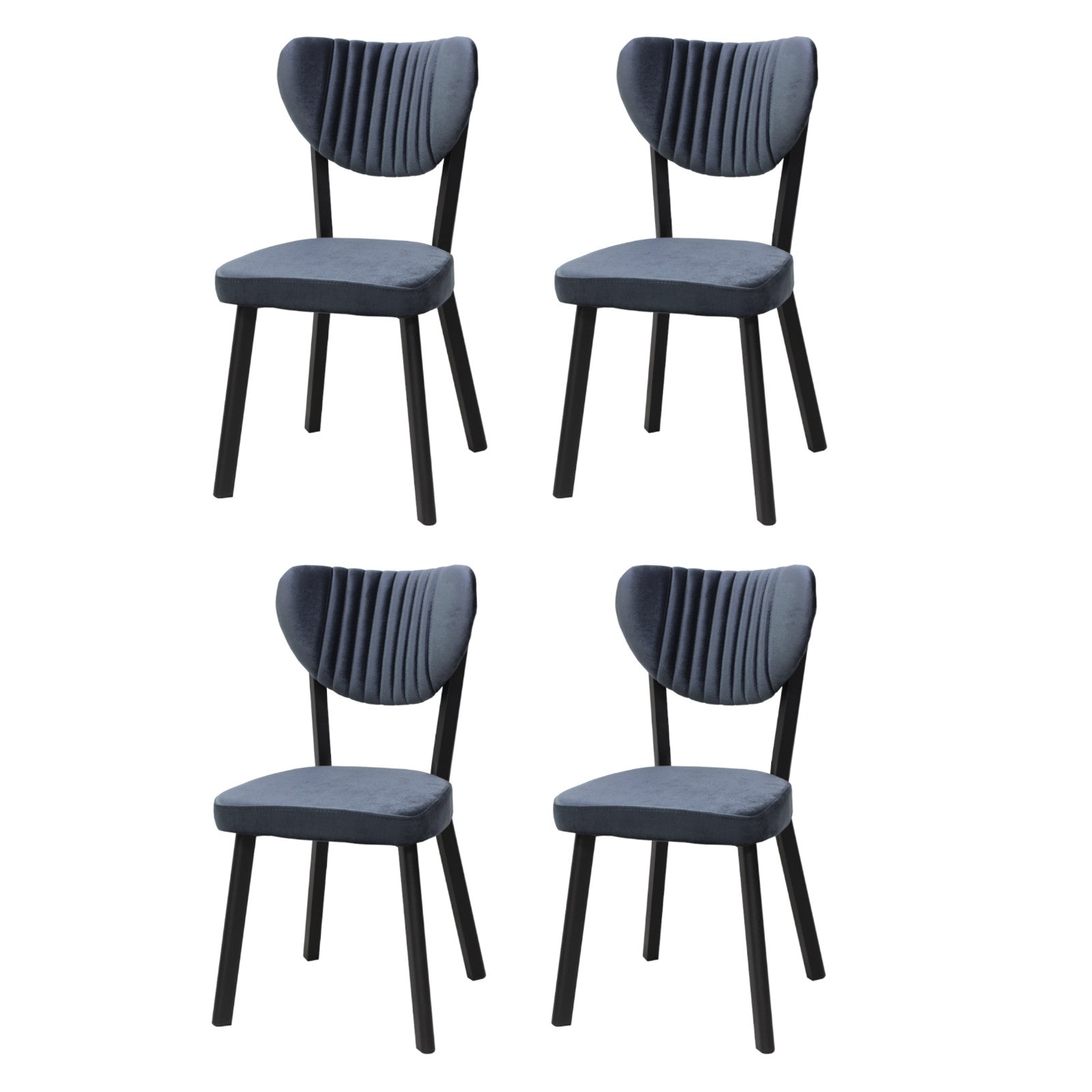 Set mit 4 Stühlen Elite