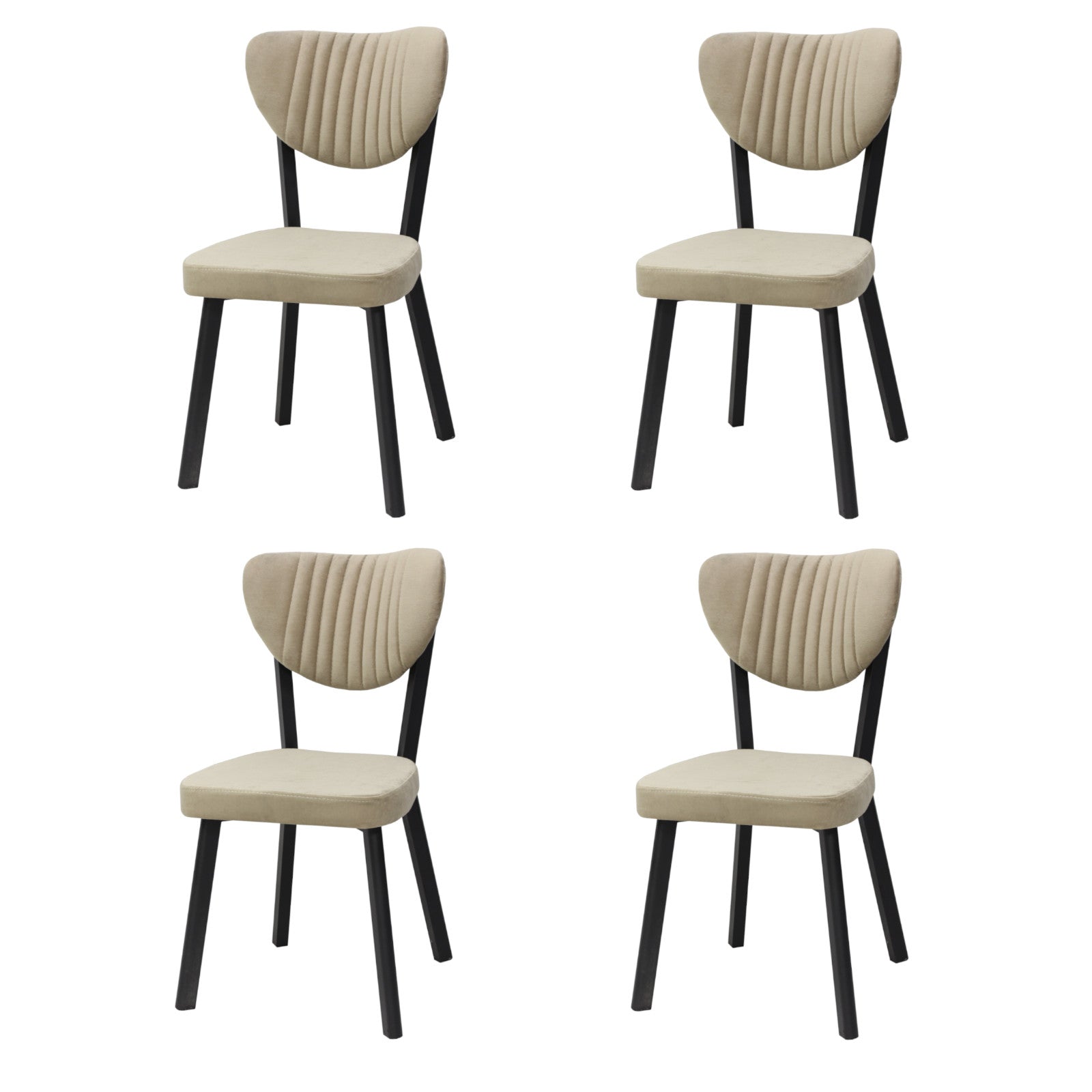Set mit 4 Stühlen Elite