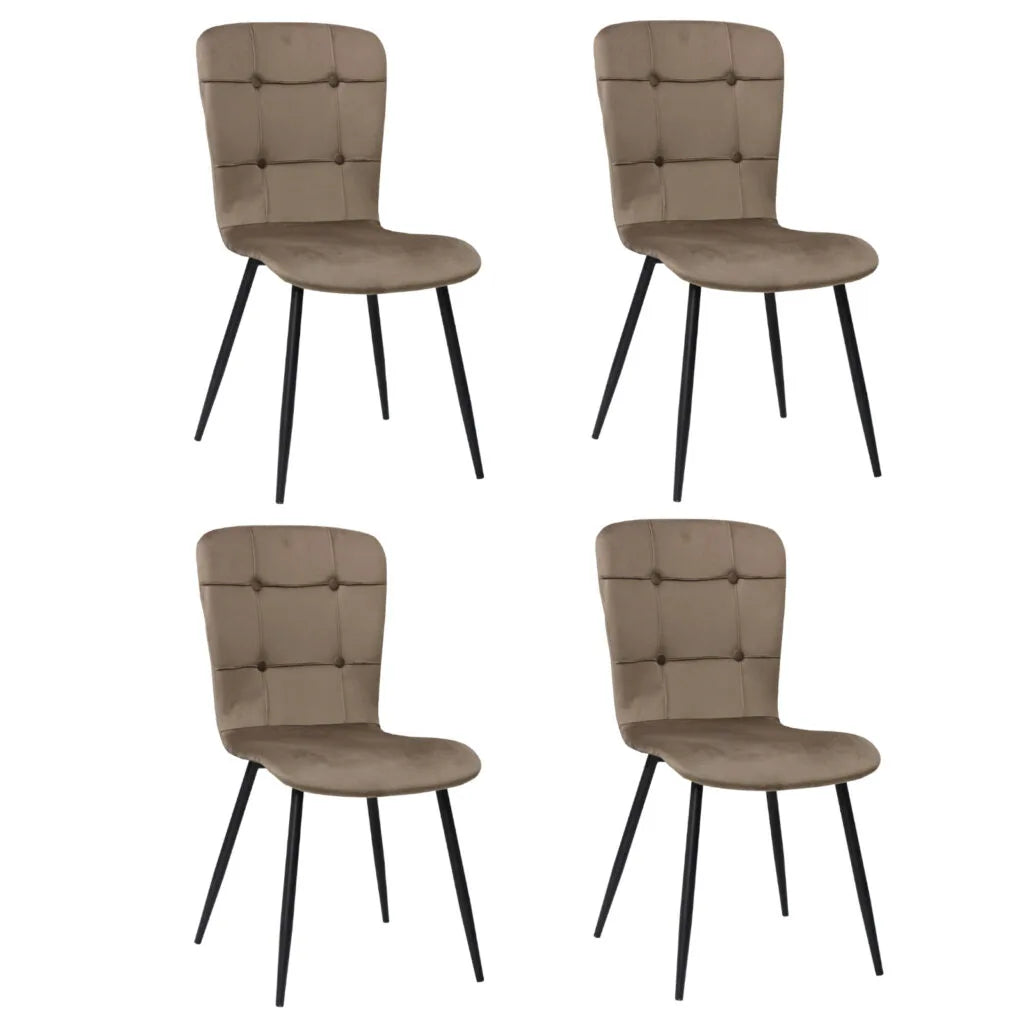 Set mit 4 Luca Stühlen